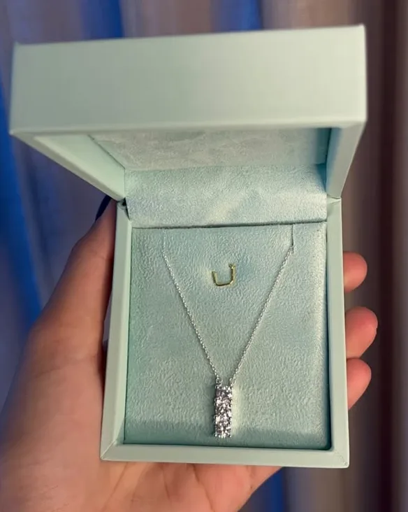 Colar 3 zircônias em prata 925